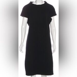 ❌SOLD EBAY❌Chanel 2017 Rare Fall Black Chanel Dress W /interlocking Cc 42